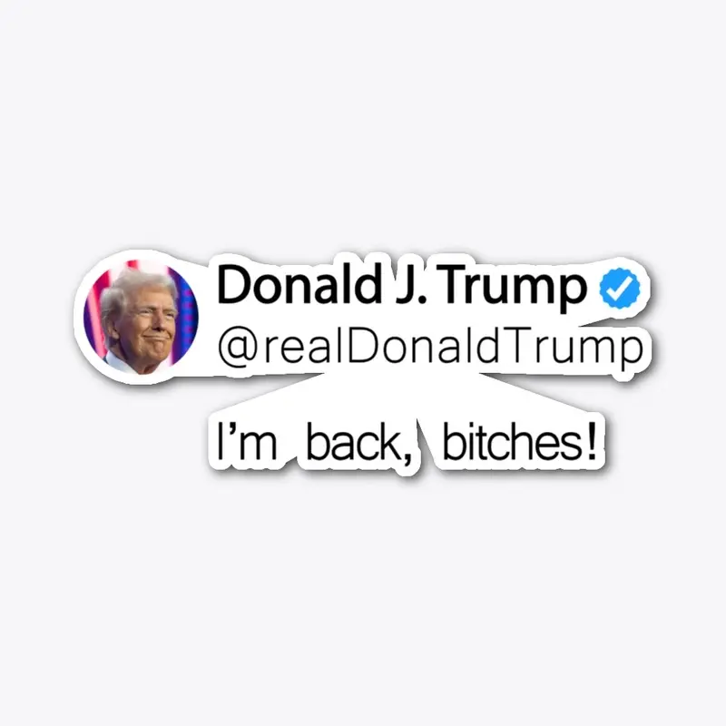 Trump Is Back Patriotic