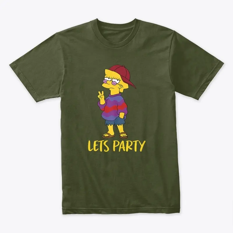  Lets party Premium Cotton T-Shirt